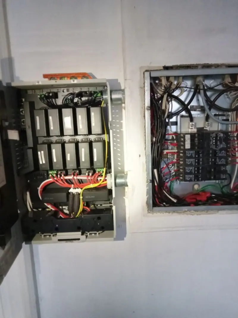 Electrical panel upgrade completed for Commercial Electrician Services in Johnson